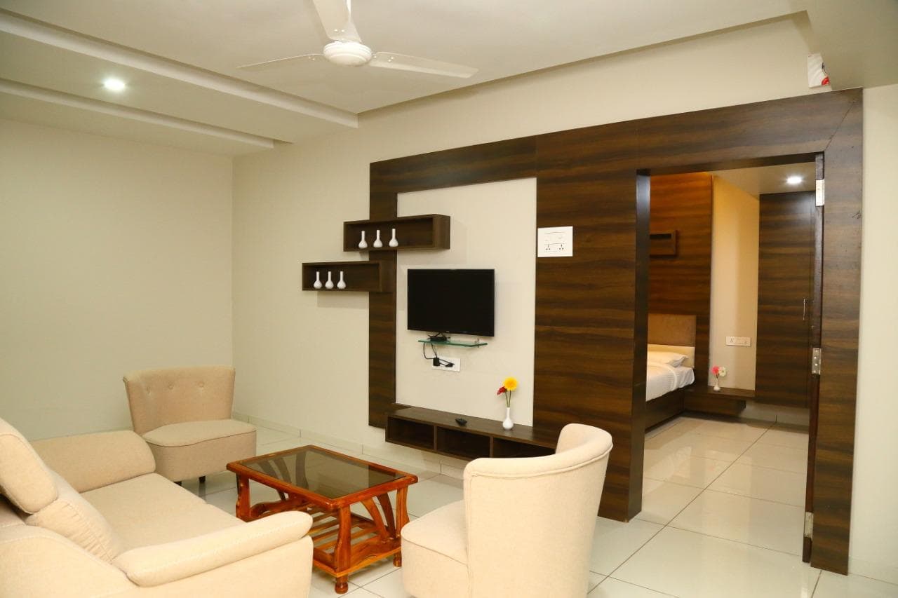 Family suite with a separate sitting room